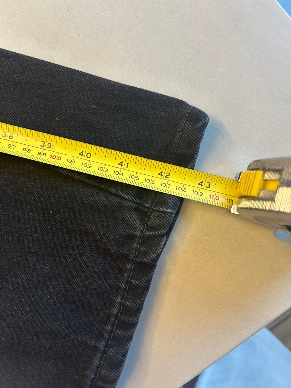 Men’s Levis 505 Regular Fit Straight Leg Black Denim Jeans. Size 34/34 - Picture 9 of 15